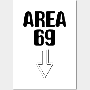 UFO Area 51 funny Posters and Art